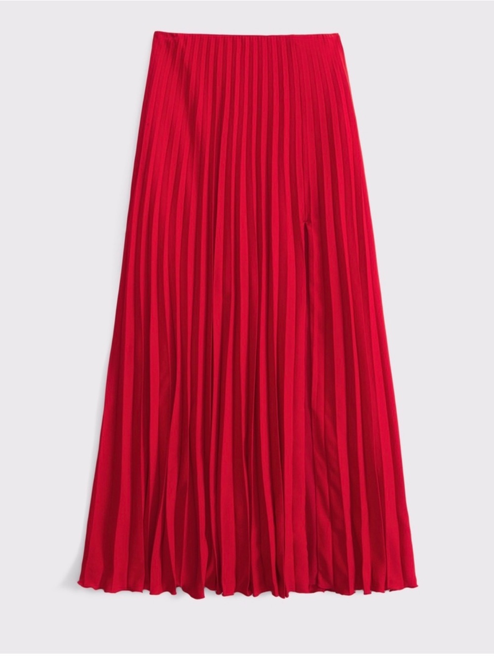 Abercrombie & Fitch High Rise Pleated Maxi Set Skirt - Picture 5 of 5